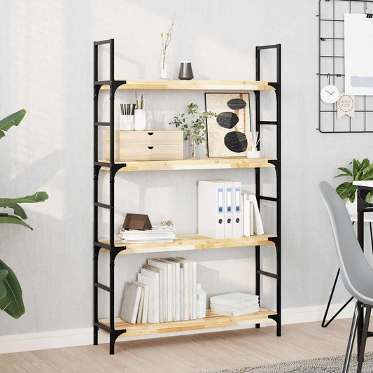 Floating Shelves 2 pcs 100x20x4 cm Untreated Solid Wood Acacia