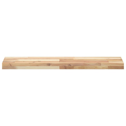 Floating Shelves 4 pcs 100x20x4 cm Untreated Solid Wood Acacia