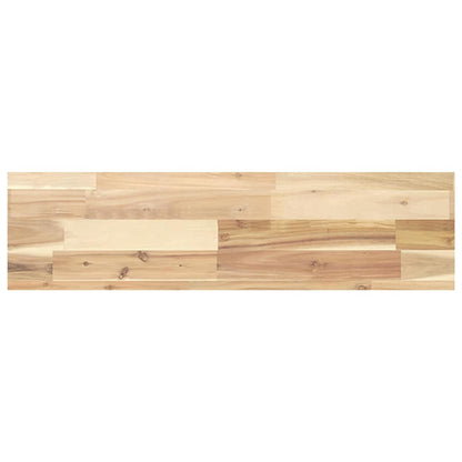 Floating Shelves 4 pcs 100x20x4 cm Untreated Solid Wood Acacia