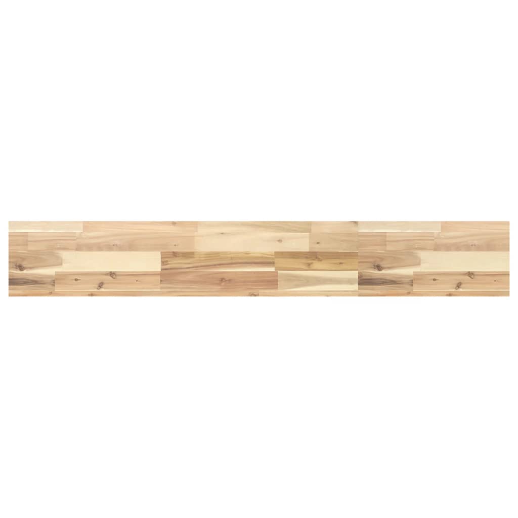 Floating Shelf 120x20x4 cm Untreated Solid Wood Acacia