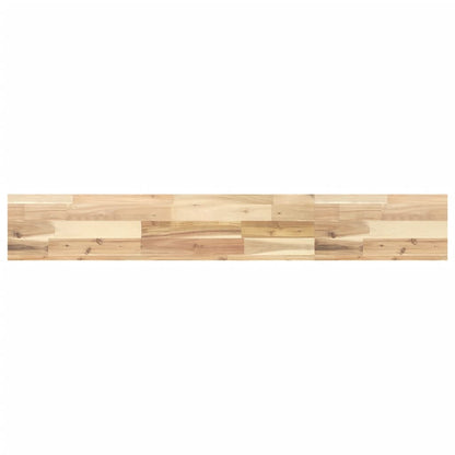 Floating Shelves 4 pcs 120x20x4 cm Untreated Solid Wood Acacia