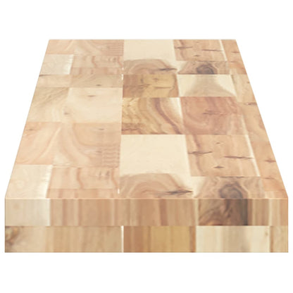 Floating Shelves 4 pcs 140x20x4 cm Untreated Solid Wood Acacia