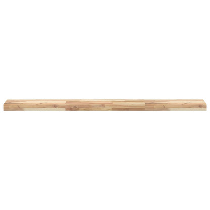 Floating Shelves 2 pcs 160x20x4 cm Untreated Solid Wood Acacia
