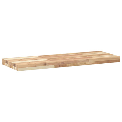 Floating Shelves 2 pcs 80x30x4 cm Untreated Solid Wood Acacia