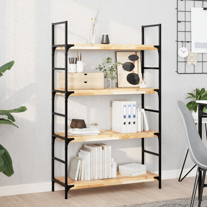 Floating Shelves 4 pcs 100x30x4 cm Untreated Solid Wood Acacia