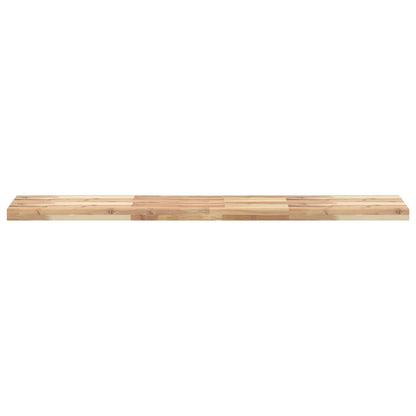 Floating Shelves 4 pcs 120x30x4 cm Untreated Solid Wood Acacia