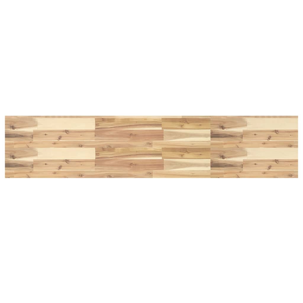 Floating Shelves 2 pcs 140x30x4 cm Untreated Solid Wood Acacia