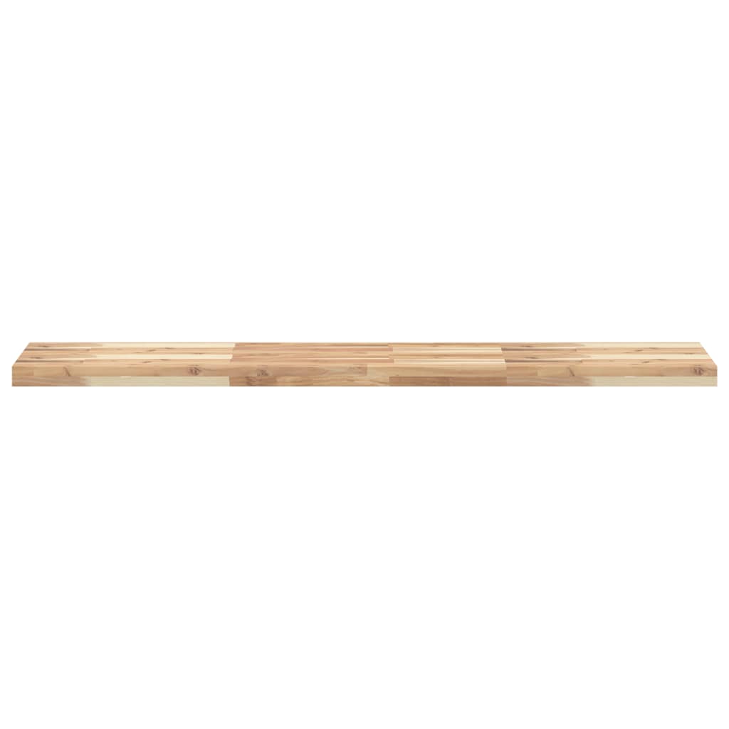 Floating Shelves 3 pcs 140x30x4 cm Untreated Solid Wood Acacia