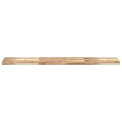 Floating Shelves 2 pcs 160x30x4 cm Untreated Solid Wood Acacia
