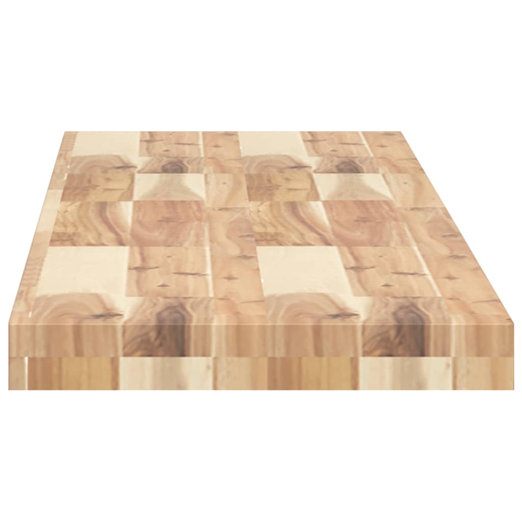 Floating Shelves 3 pcs 160x30x4 cm Untreated Solid Wood Acacia