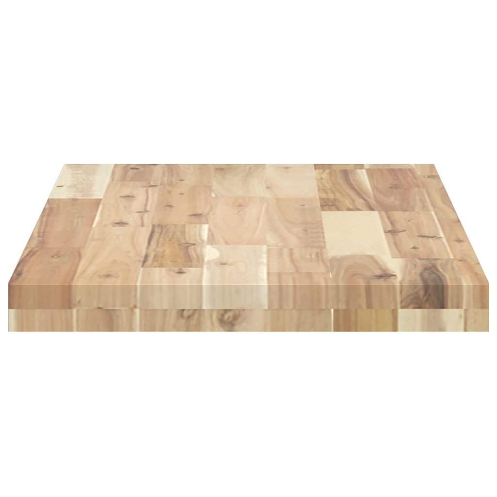 Floating Shelves 2 pcs 60x40x4 cm Untreated Solid Wood Acacia