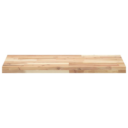 Floating Shelf 100x40x4 cm Untreated Solid Wood Acacia