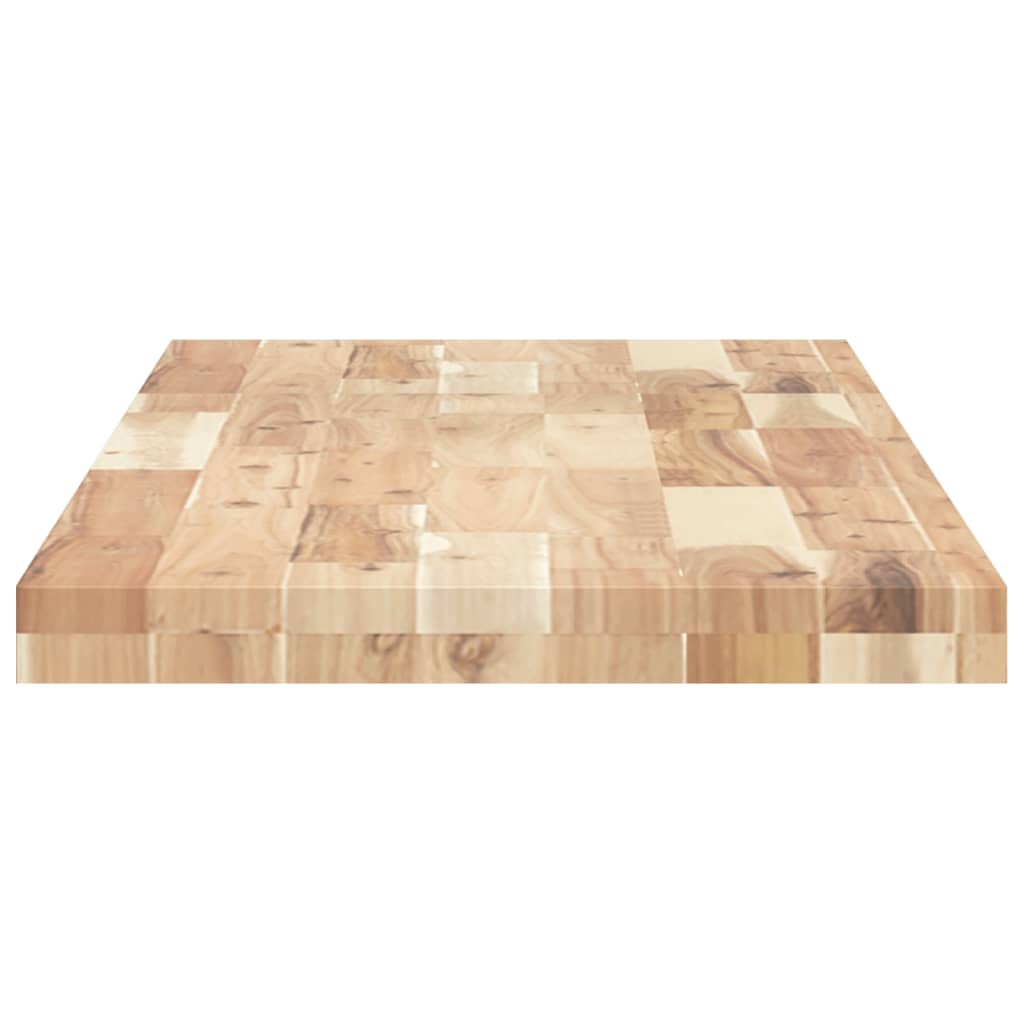 Floating Shelves 2 pcs 120x40x4 cm Untreated Solid Wood Acacia