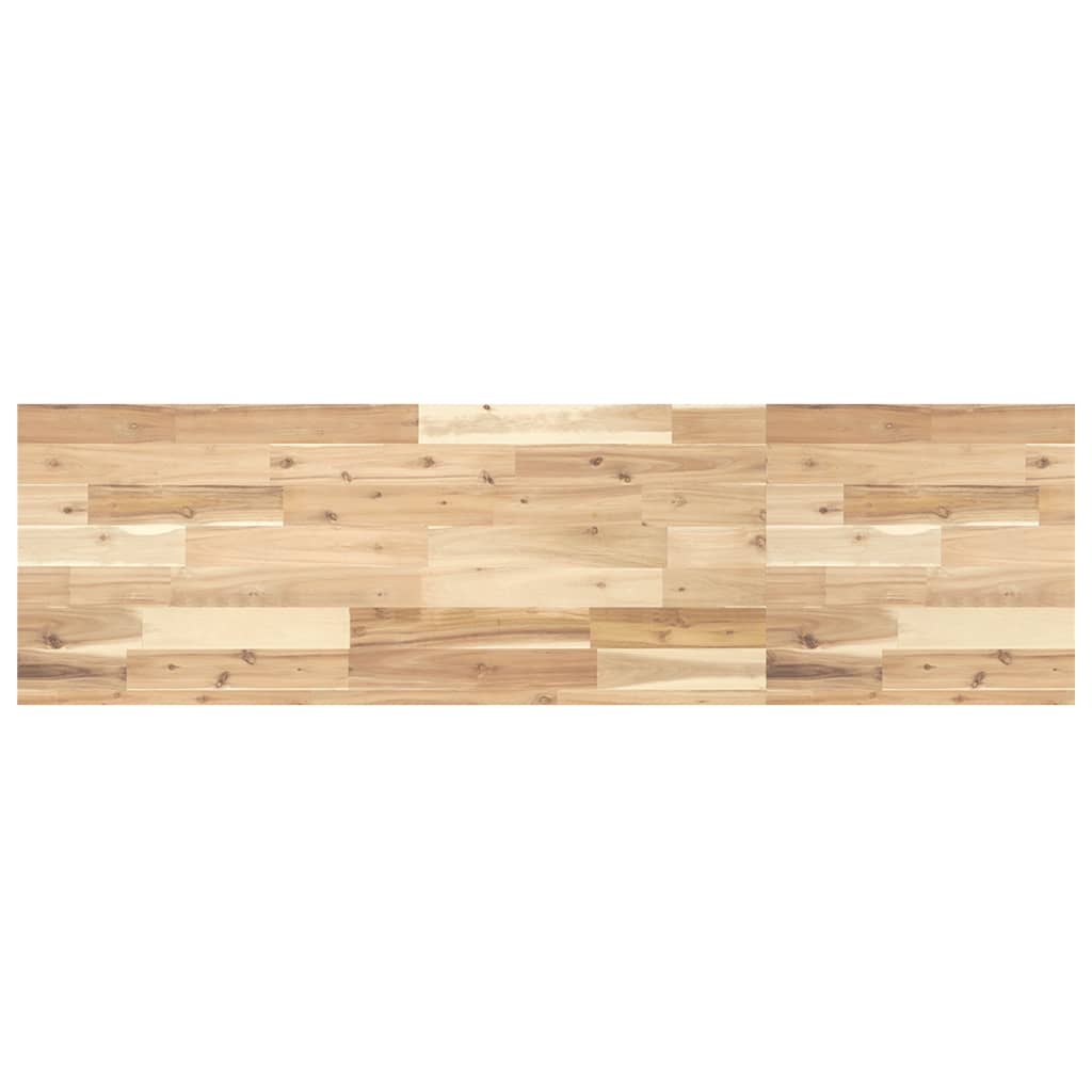 Floating Shelves 4 pcs 120x40x4 cm Untreated Solid Wood Acacia