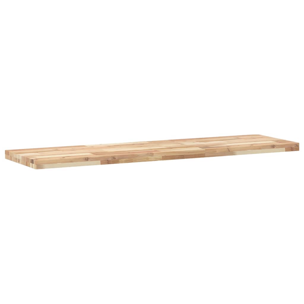 Floating Shelves 2 pcs 160x40x4 cm Untreated Solid Wood Acacia