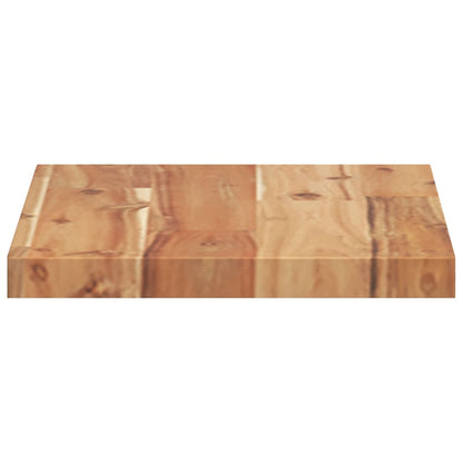 Floating Shelves 4 pcs 60x20x2 cm Oil Finished Solid Wood Acacia