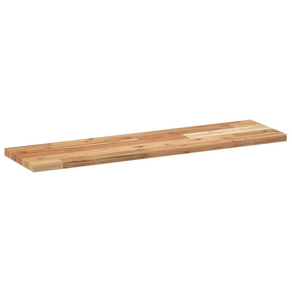 Floating Shelf 80x20x2 cm Oil Finished Solid Wood Acacia