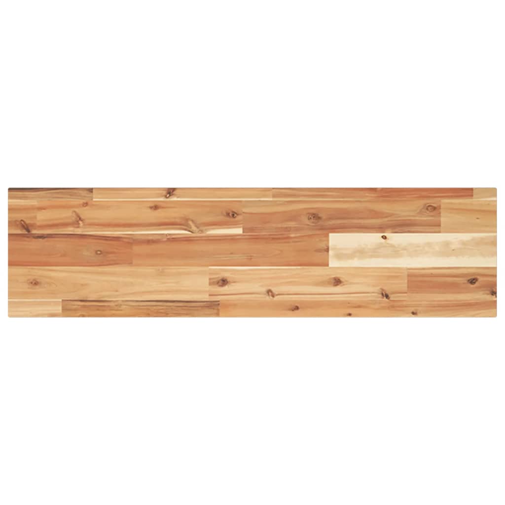 Floating Shelves 4 pcs 100x20x2 cm Oil Finished Solid Wood Acacia