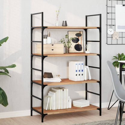 Floating Shelves 4 pcs 100x40x2 cm Oil Finished Solid Wood Acacia