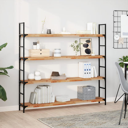 Floating Shelves 3 pcs 160x20x4 cm Oil Finished Solid Wood Acacia