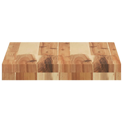 Floating Shelf 60x30x4 cm Oil Finished Solid Wood Acacia