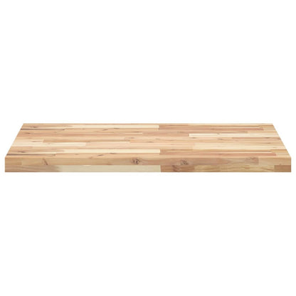 Bathroom Vanity Top Untreated 80x60x4 cm Solid Wood Acacia