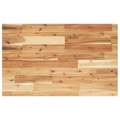 Bathroom Vanity Top Oil Finished 80x50x2 cm Solid Wood Acacia