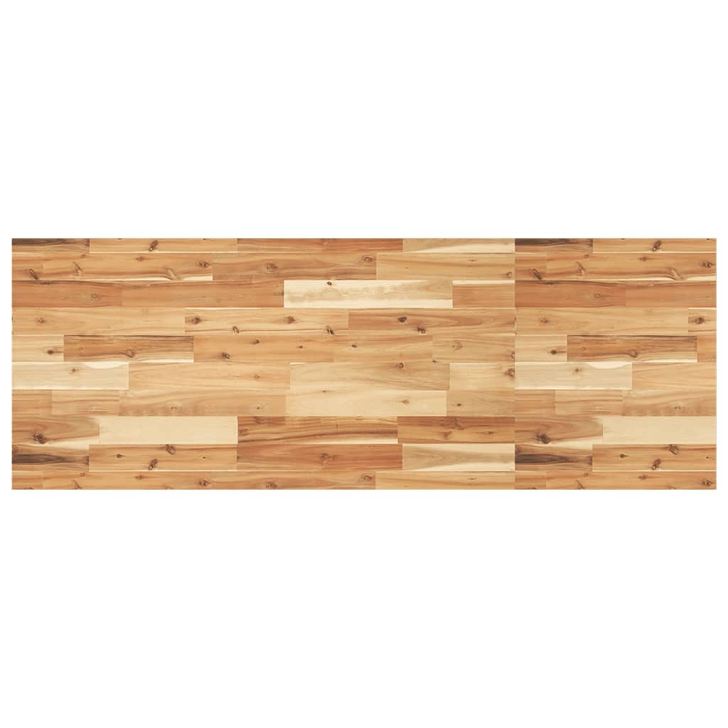 Bathroom Vanity Top Oil Finished 160x50x2 cm Solid Wood Acacia