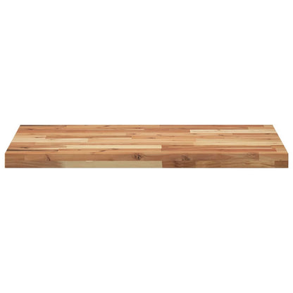 Bathroom Vanity Top Oil Finished 80x50x4 cm Solid Wood Acacia