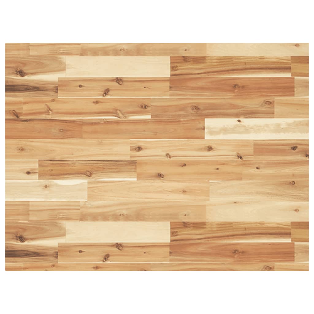 Bathroom Vanity Top Oil Finished 100x60x4 cm Solid Wood Acacia