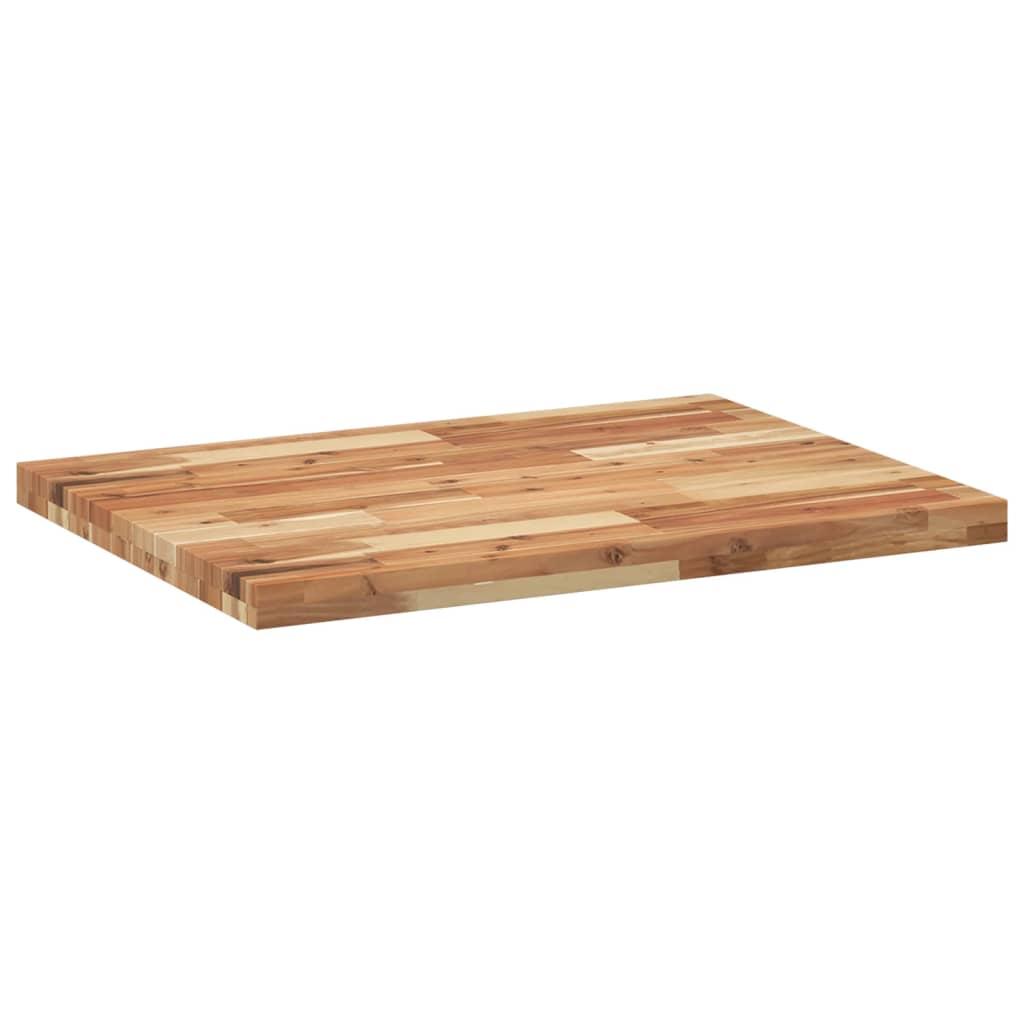 Bathroom Vanity Top Oil Finished 100x60x4 cm Solid Wood Acacia