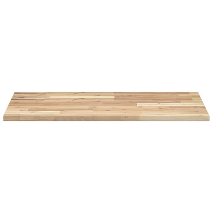 Desk Top Untreated 80x50x2 cm Solid Wood Acacia