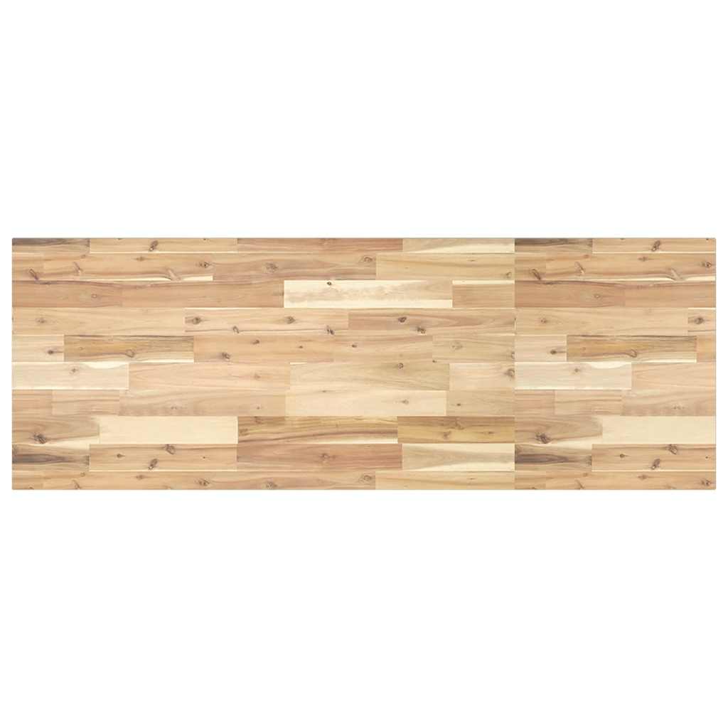 Desk Top Untreated 120x50x2 cm Solid Wood Acacia