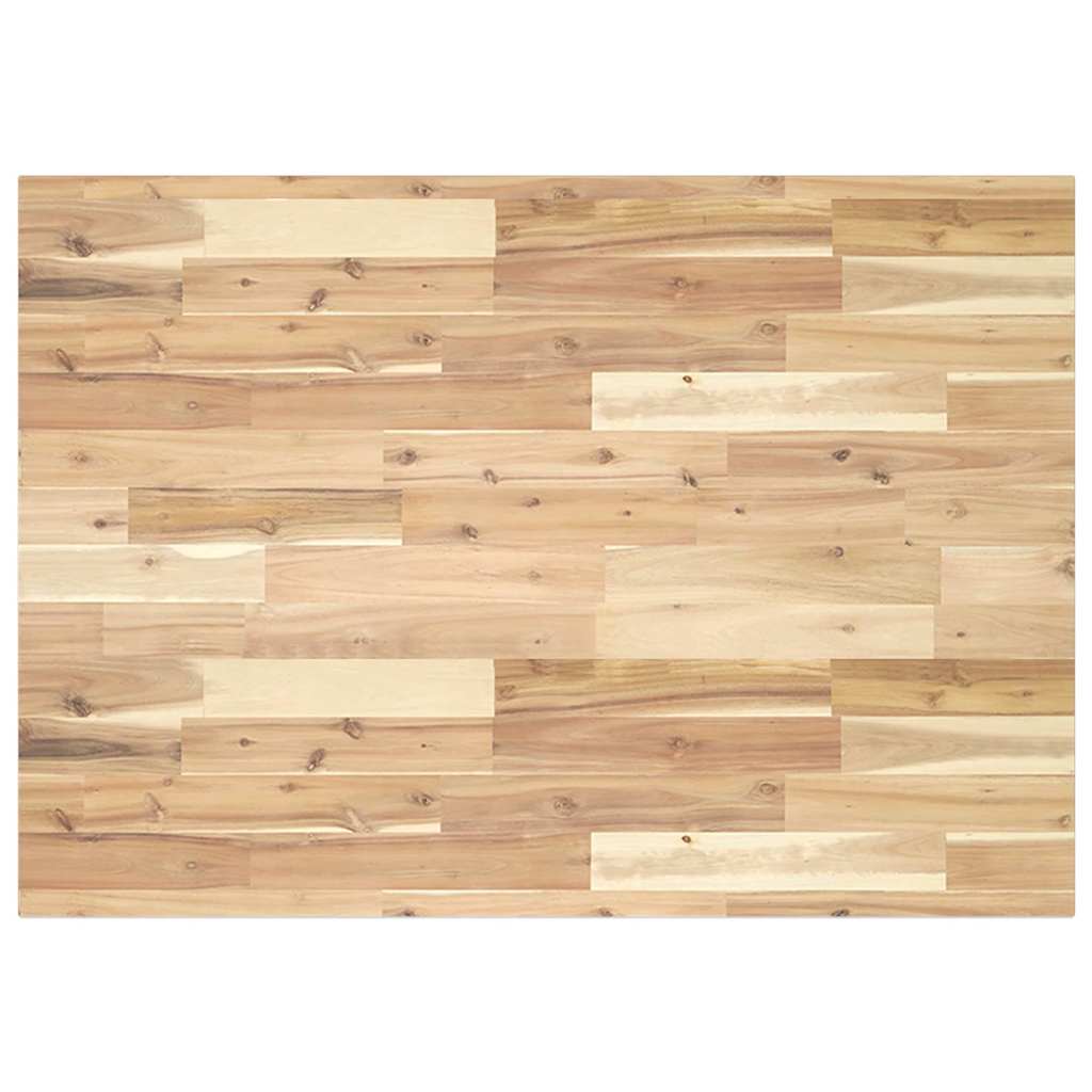 Desk Top Untreated 120x70x2 cm Solid Wood Acacia