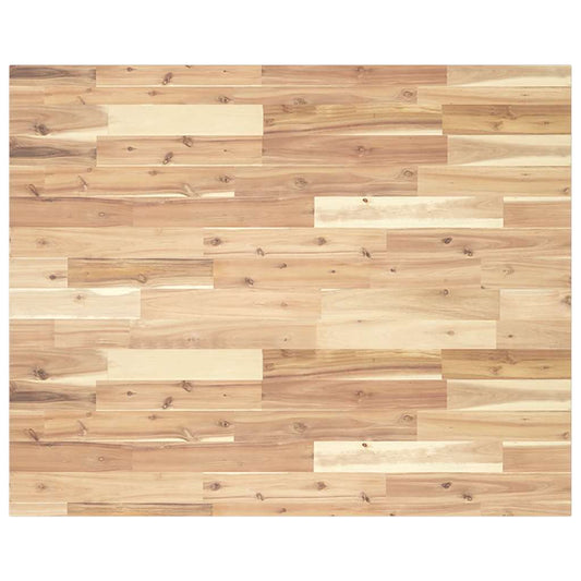 Desk Top Untreated 100x80x2 cm Solid Wood Acacia