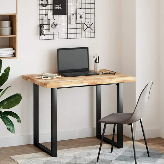 Desk Top Untreated 80x70x4 cm Solid Wood Acacia