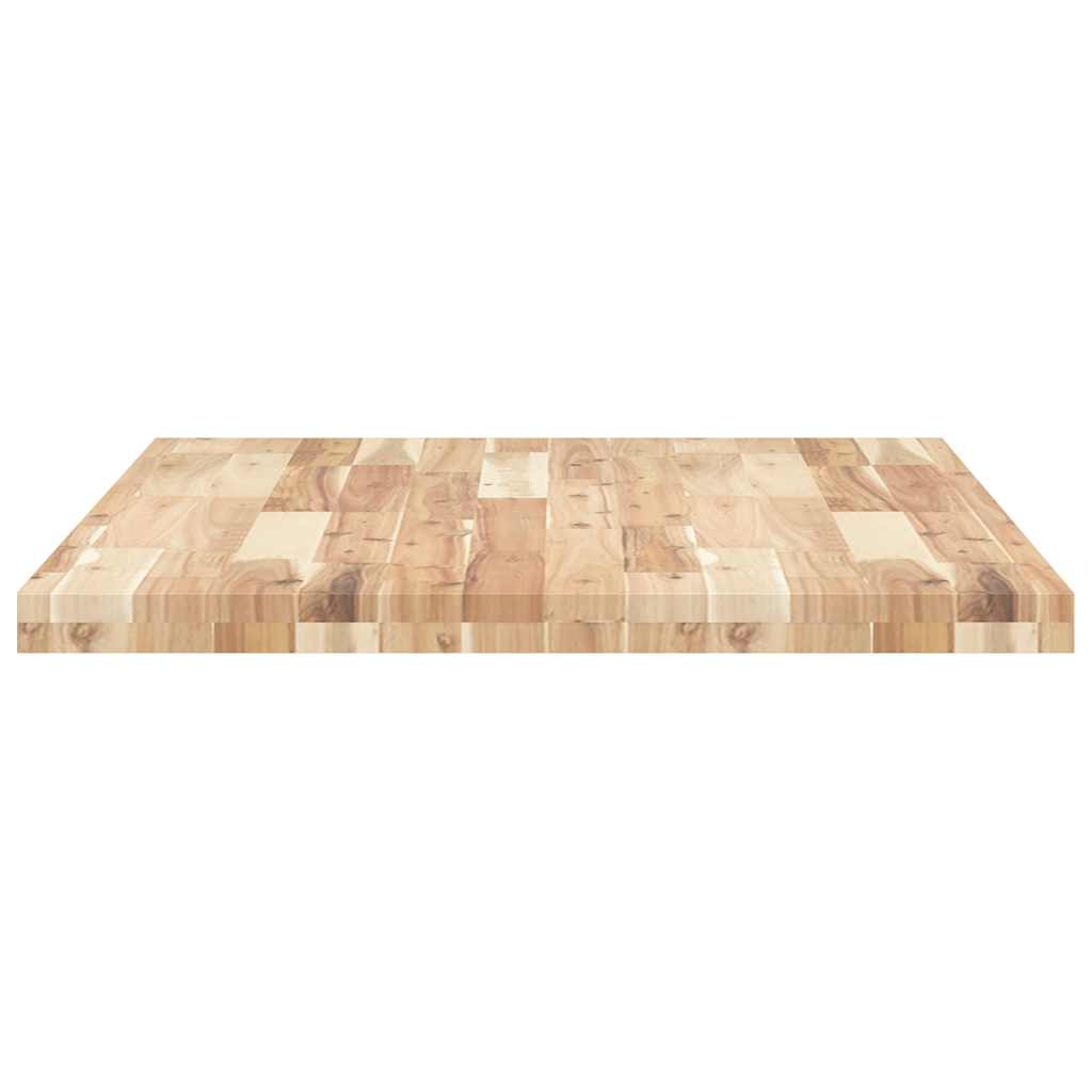 Desk Top Untreated 80x70x4 cm Solid Wood Acacia