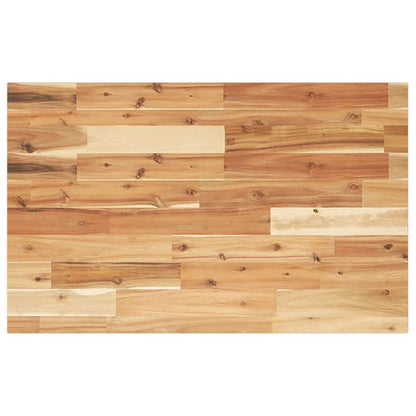 Desk Top Oil Finished 80x50x2 cm Solid Wood Acacia