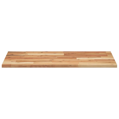 Desk Top Oil Finished 80x50x2 cm Solid Wood Acacia