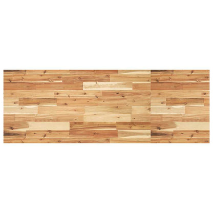 Desk Top Oil Finished 120x50x2 cm Solid Wood Acacia
