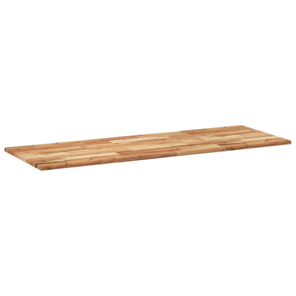 Desk Top Oil Finished 120x50x2 cm Solid Wood Acacia