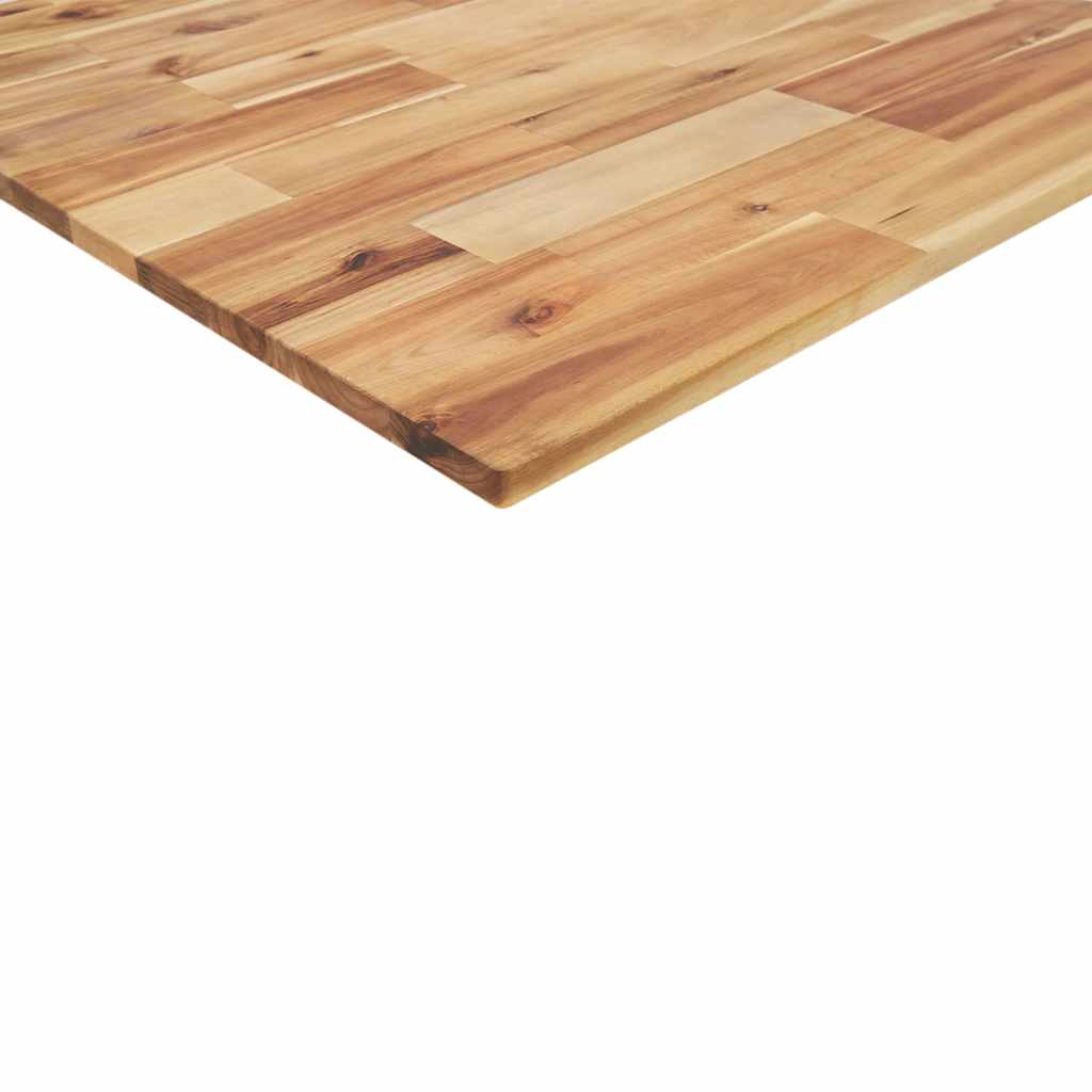 Desk Top Oil Finished 120x50x2 cm Solid Wood Acacia