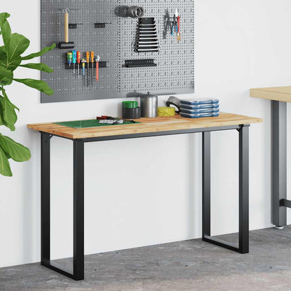 Desk Top Oil Finished 160x50x2 cm Solid Wood Acacia