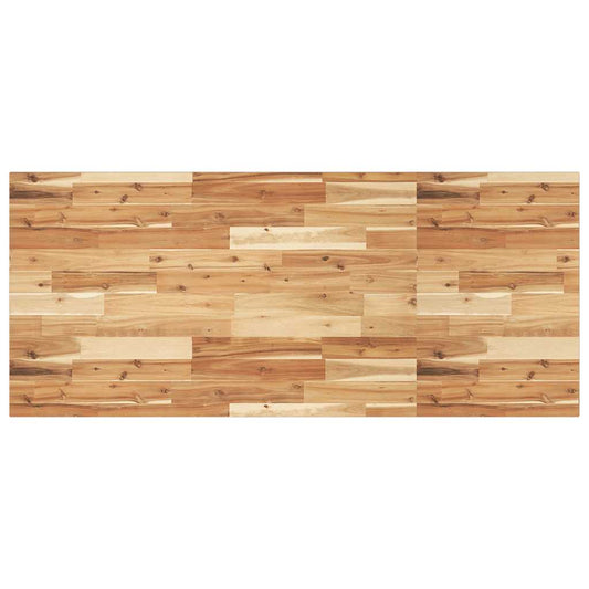 Desk Top Oil Finished 120x60x2 cm Solid Wood Acacia