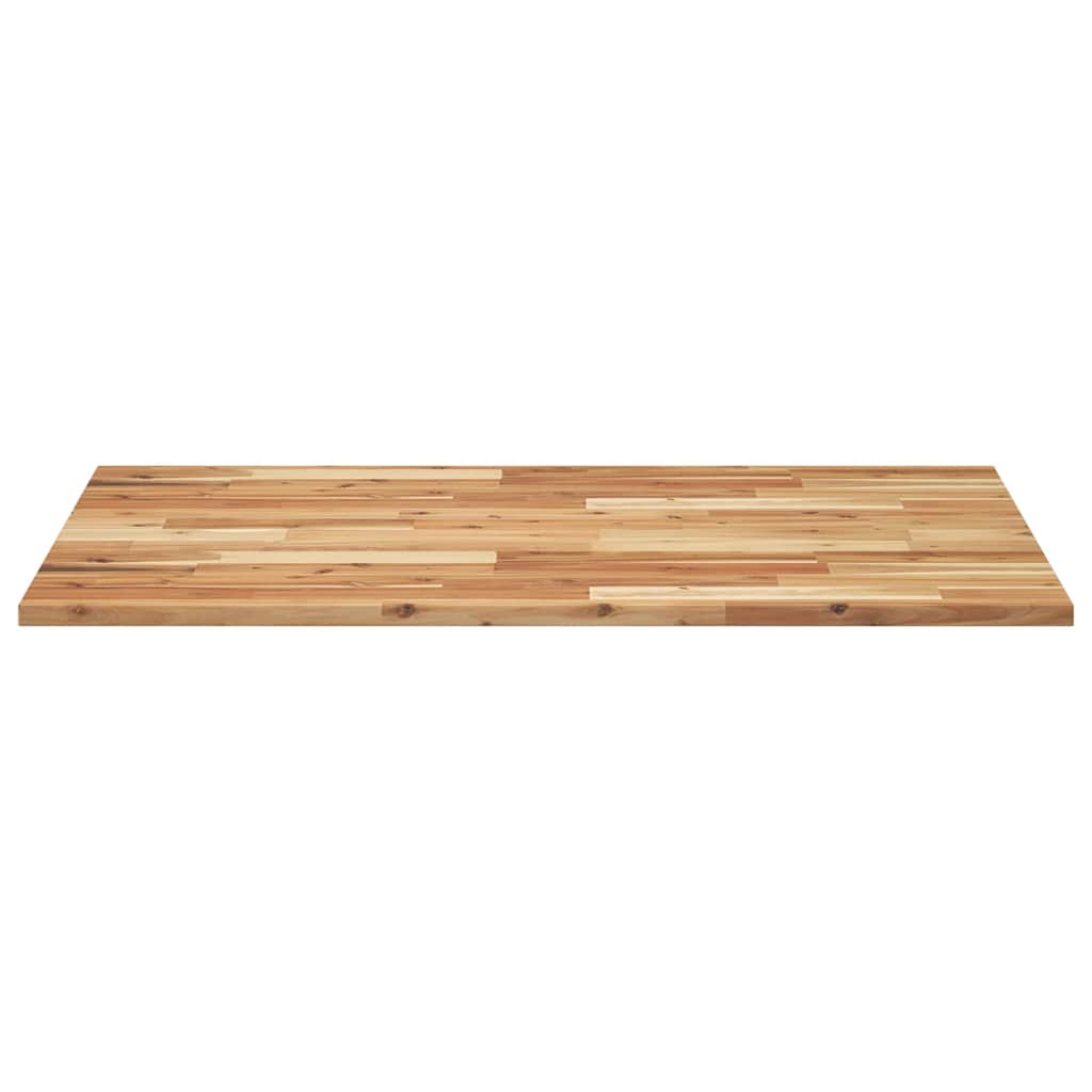 Desk Top Oil Finished 100x70x2 cm Solid Wood Acacia