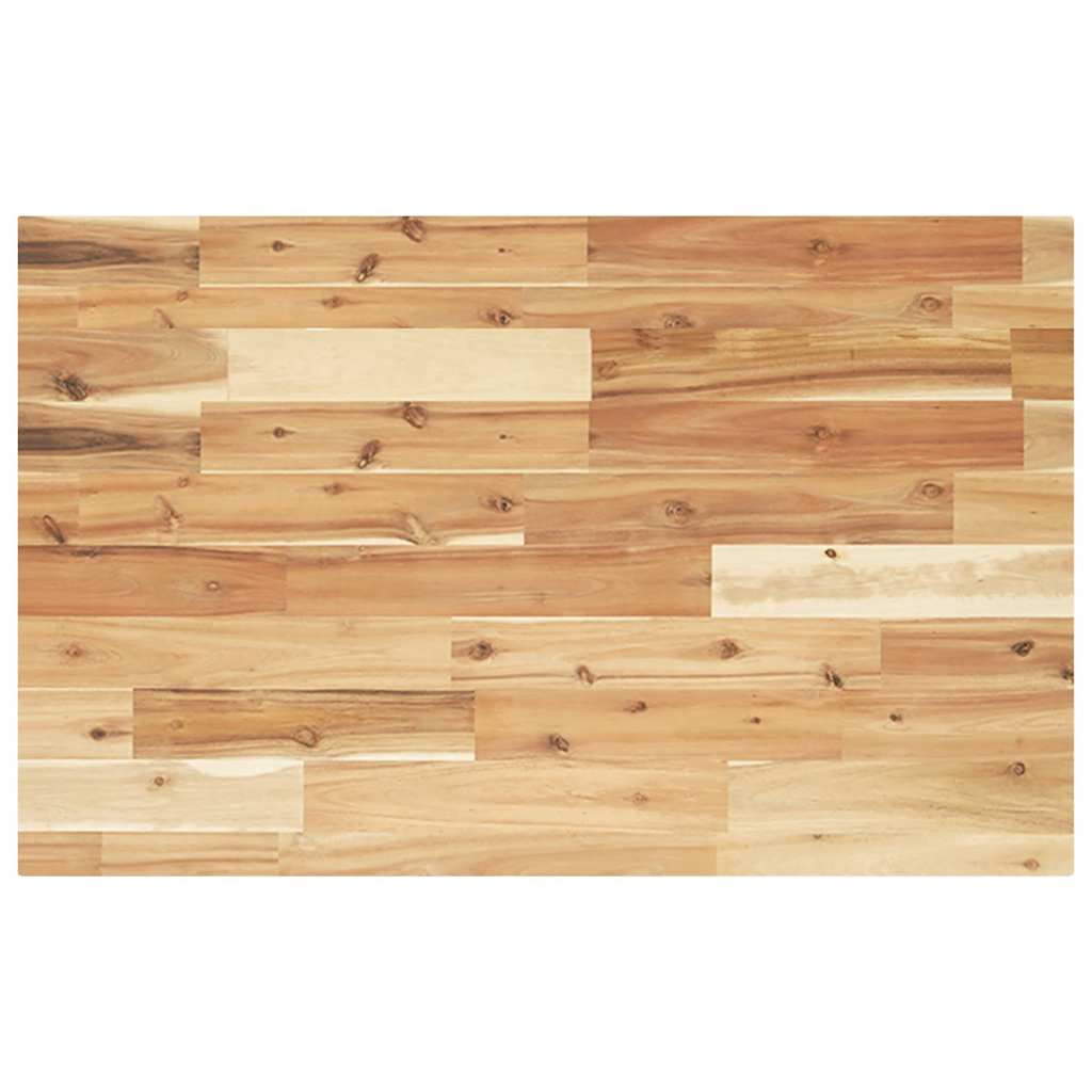 Desk Top Oil Finished 100x50x4 cm Solid Wood Acacia