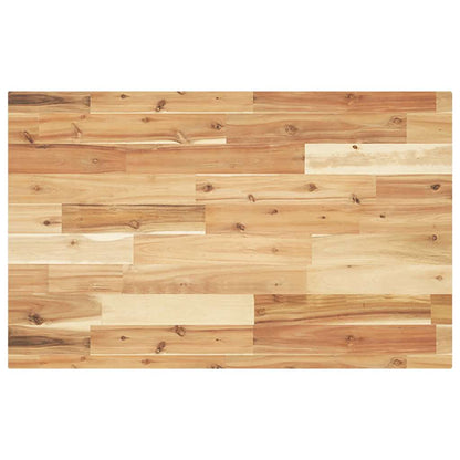 Desk Top Oil Finished 120x50x4 cm Solid Wood Acacia