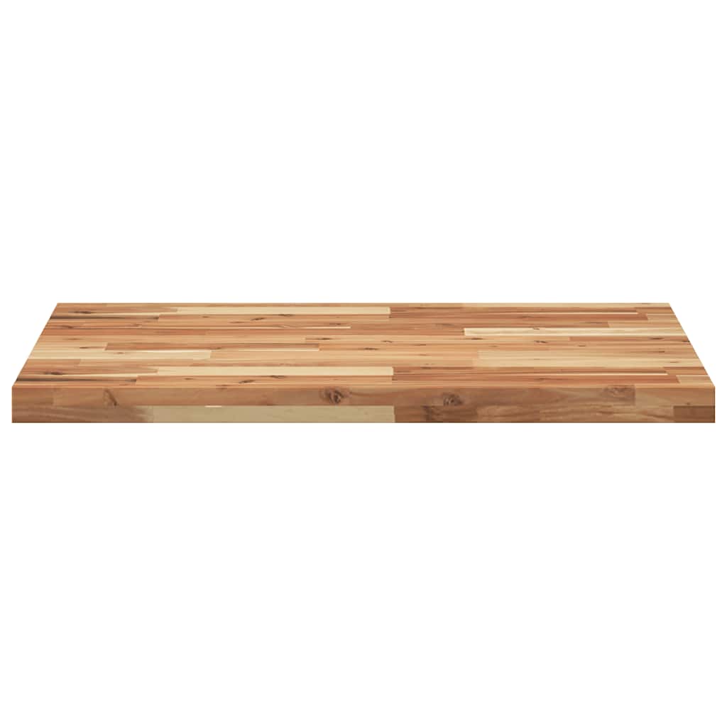 Desk Top Oil Finished 80x60x4 cm Solid Wood Acacia