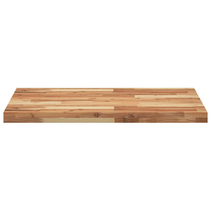 Desk Top Oil Finished 80x60x4 cm Solid Wood Acacia