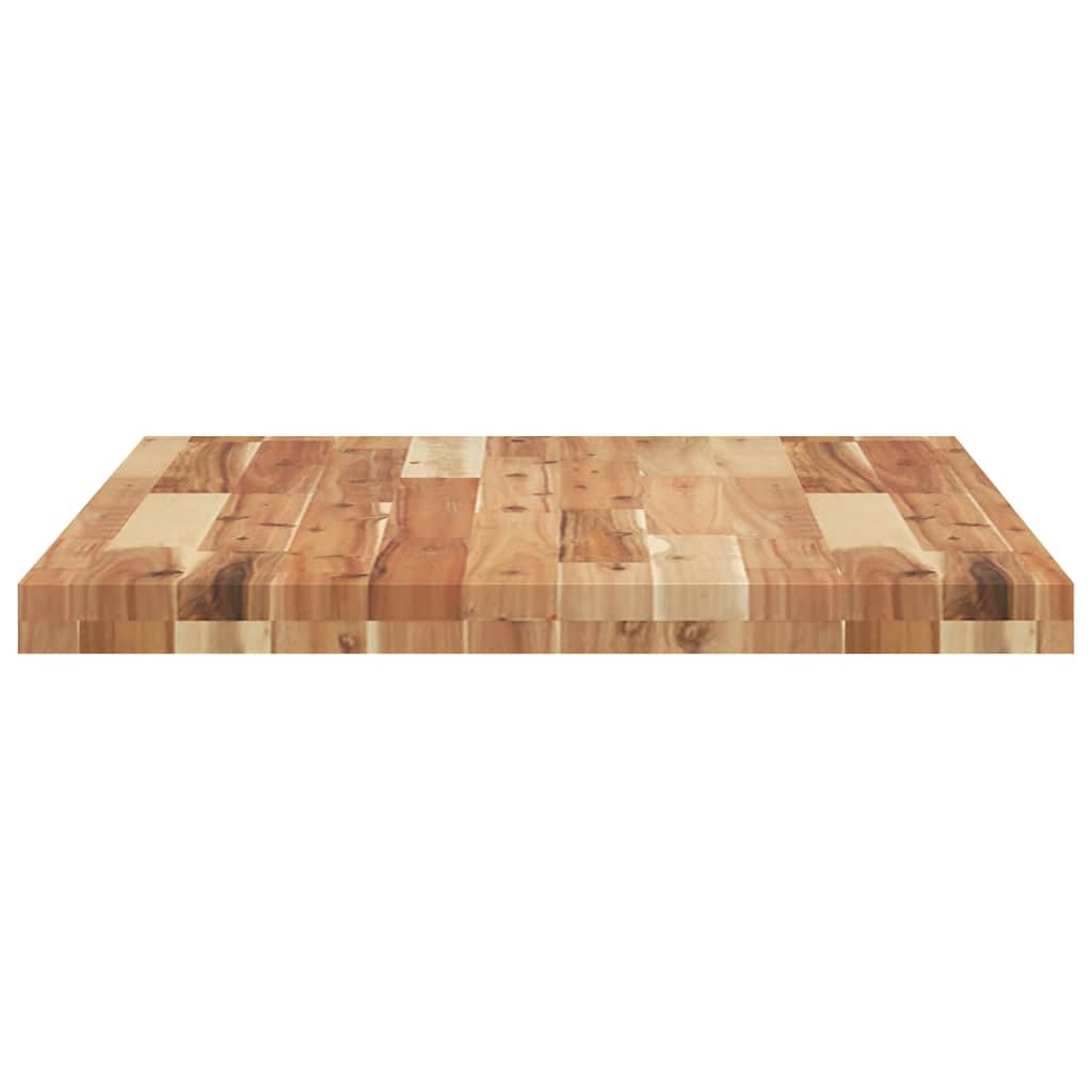 Desk Top Oil Finished 80x60x4 cm Solid Wood Acacia